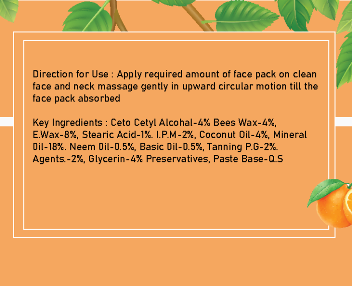 Face Pack Vitamin C 400Gm - Image 3
