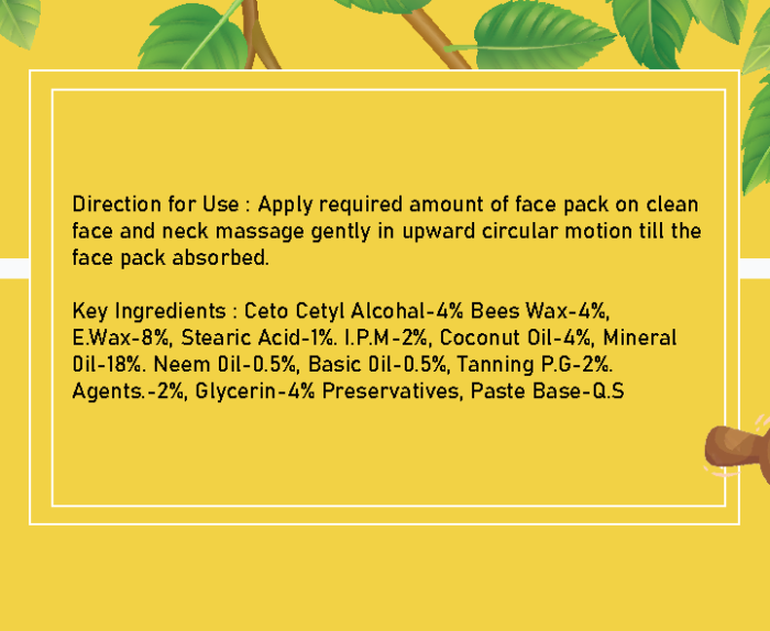 Haldi Chandan Face Pack 400Gm - Image 3